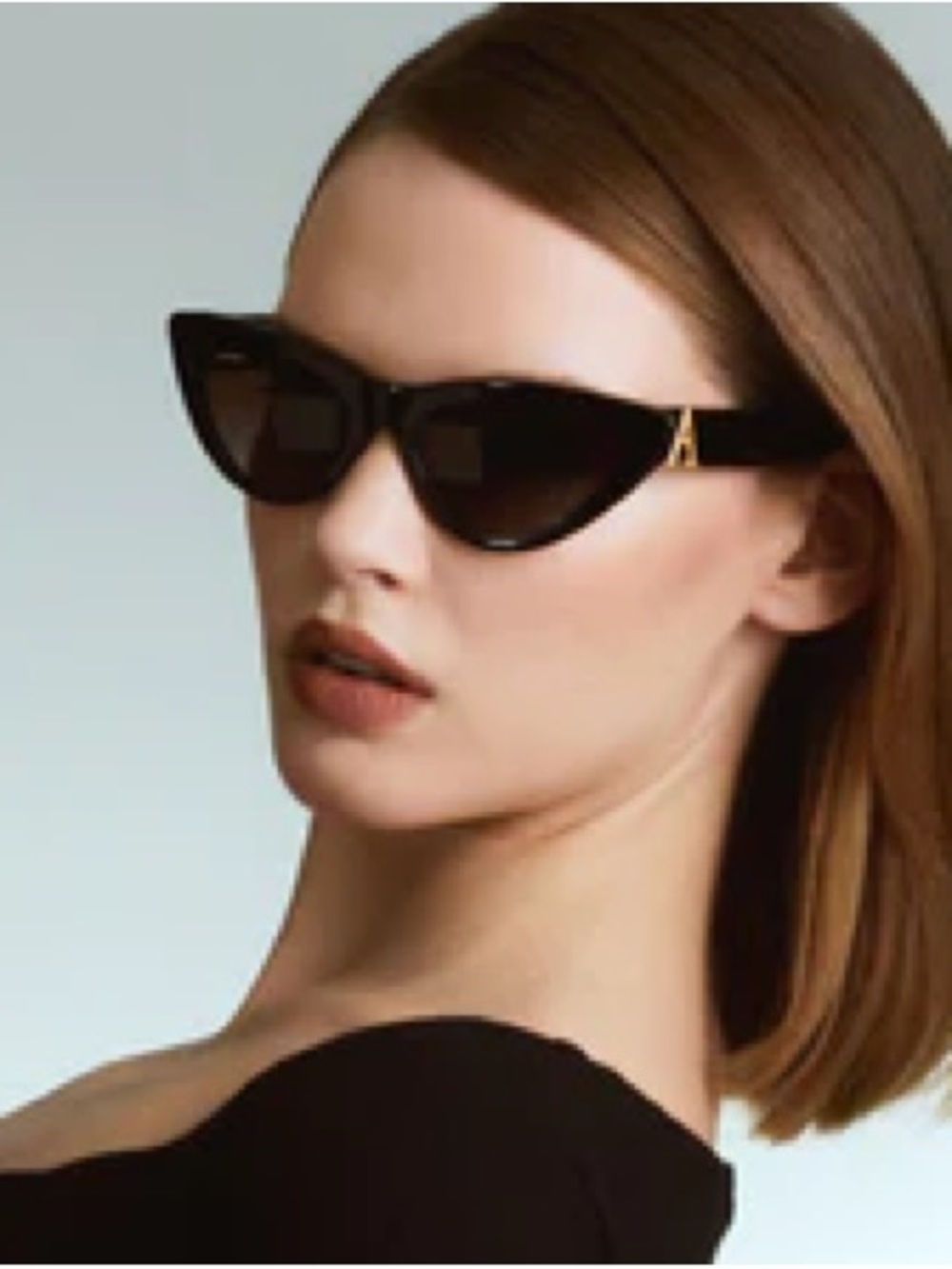ISO Aspinal of London Athena Cat Eye Sunglasses in Black